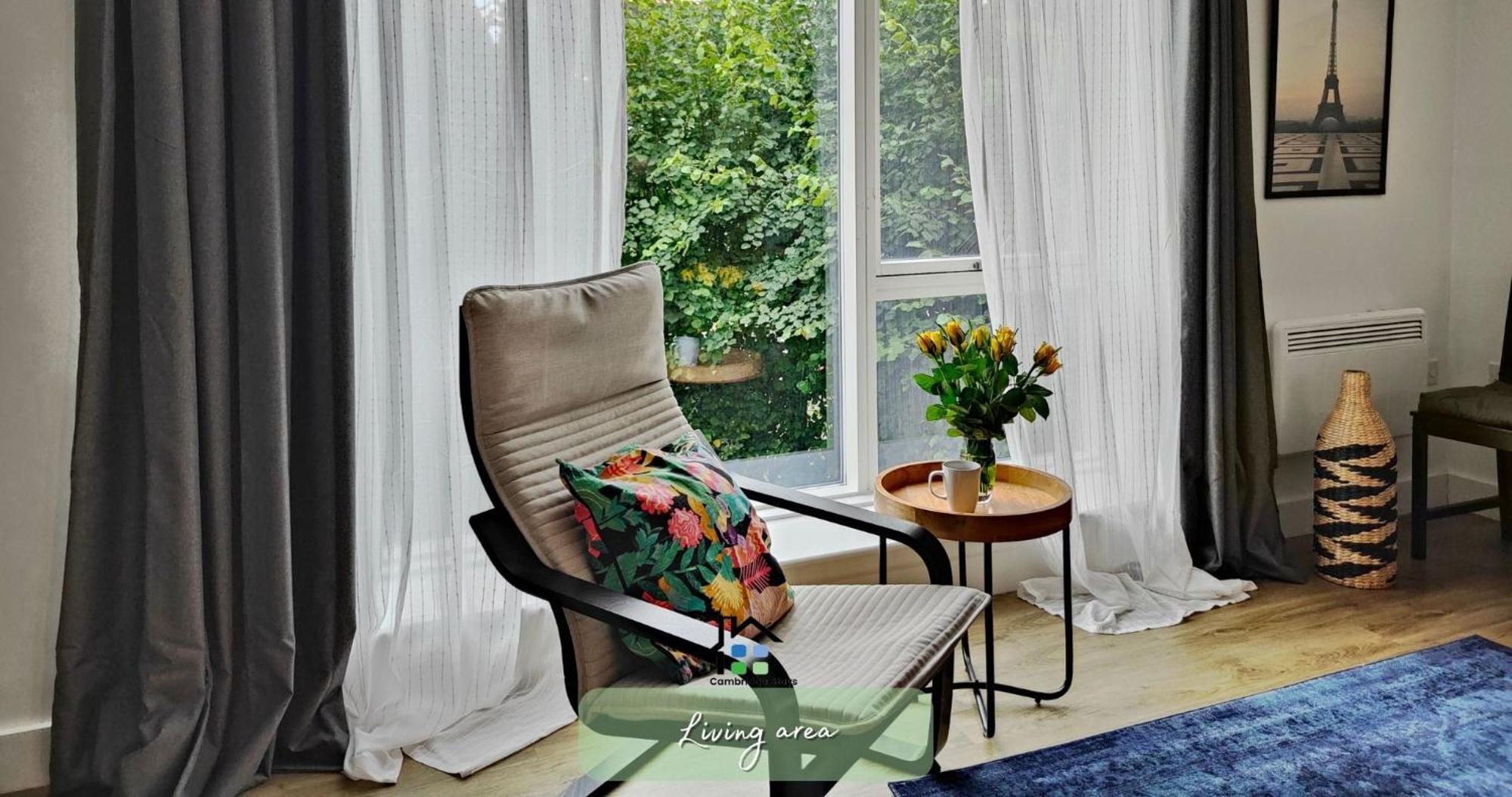 Cambridge Stays Riverside Apart Hotel With 2Br Flats At The City Centre-Parking-Balcony Екстериор снимка
