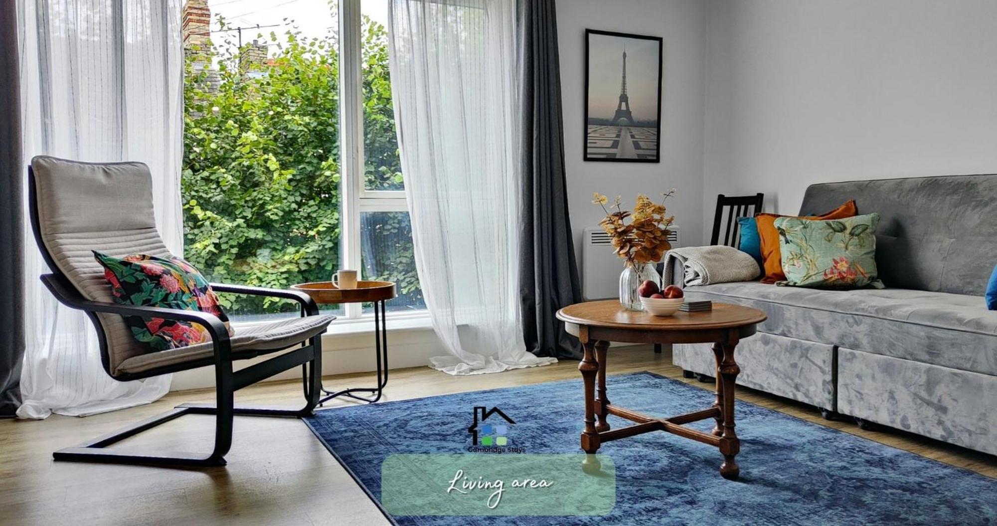 Cambridge Stays Riverside Apart Hotel With 2Br Flats At The City Centre-Parking-Balcony Екстериор снимка